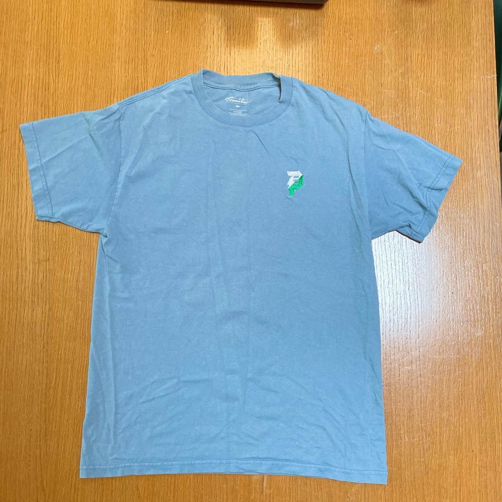 Mens Light Blue Primative Skate Tee